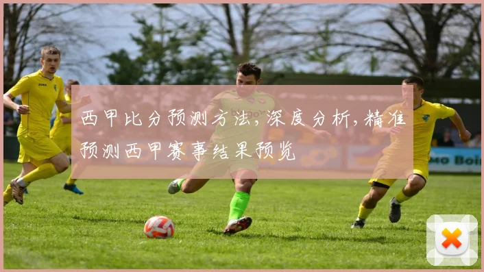 西甲比分预测方法,深度分析,精准预测西甲赛事结果预览